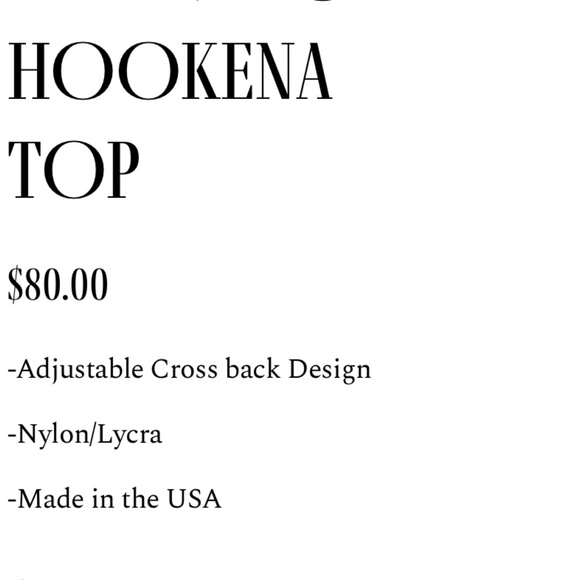 Fused Hawaii Hookeena “bite me” blue swim top - Picture 8 of 8